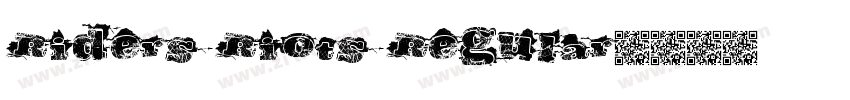 Riders Riots Regular字体转换 Riders Riots Regular字体转换